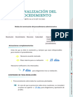 Finalizacion Del Procedimiento