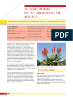 Maduna 2006 The Role of Traditional Medicine in The Treatment of Diabetes Mellitus