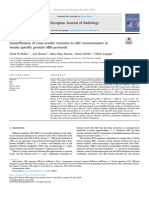 Quantification of Cross Vendor Variation in ADC Me