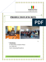 Production D'ecrits