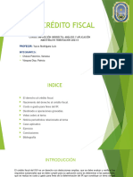 Entregable 2 - Crédito Fiscal