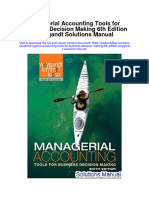 Managerial Accounting Tools For Business Decision Making 6th Edition Weygandt Solutions Manual