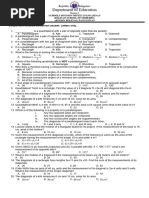 Math 9 3rd Quiz 1