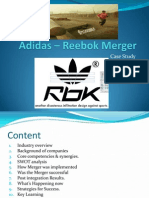 Adidas - Reebok Merger