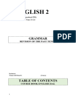 Grammar - Revision of The Past Tenses