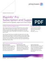 Mapinfo Pro v17 Support Datasheet