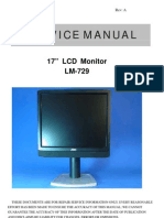 Monitor AOC Mod LM729 Manual de ServiÃ o