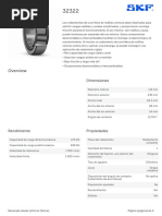 SKF 32322 Specification