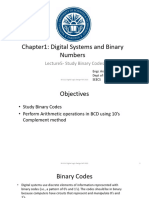 Lecture5 Chapter1 - Binary Codes