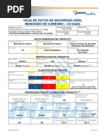 Hoja de Seguridad de Monoxido de Carbono