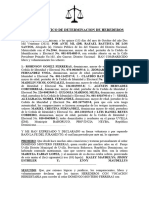 Acto de Determinación de Herederos De.