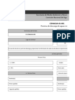 Formatos CONAGUA 2017