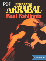 Baal Babilonia - Fernando Arrabal