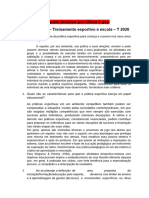 Estudo Dirigido - Treinamento Esportivo e Escola - T 2020 - Documentos Google