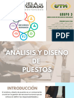 Analisis y Diseño de Puestos Grupo 3