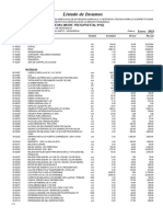 Listado de Insumos Partidas Nuevas N°02