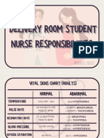 Delivery Room Responsibilities