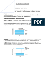 Solids and Semi Conductor