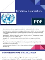 Chapter 6 International Organisations