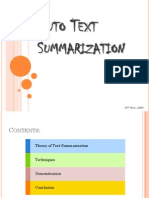 UTO EXT Ummarization