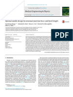 Optimal Needle Design For Minimal Insertion Force and Bevel Length