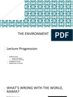 Environment (Lecture Notes)