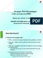 Création de Pages Web Dynamiques Côté Serveur (En PHP)