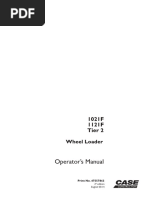 Operator's Manual: Tier 2 1121F 1021F