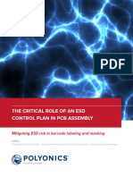 Polyonics ESD Control Plans in PCB Assembly