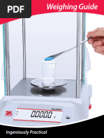 OHAUS Balances Weighing Guide