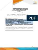 Guia de Actividades y Rúbrica de Evaluación - Unidad 1 - Paso 2 - Planteamiento Cuantitativo Del Problema