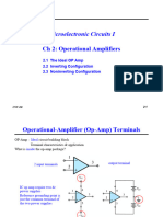 Microelectronic Circuits I: CH 2: Operational Amplifiers