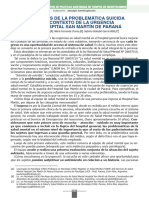 Abordaje de La Problemática Suicida en El Contexto de La Urgencia en El Hospital San Martin de Paraná