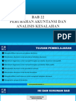 Bab 22 - AKM 3 - Perubahan Akuntansi Analisis Kesalahan