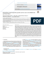 Diminishing Evapotranspiration Paradox and Its Cause in The Middle East - Compressed