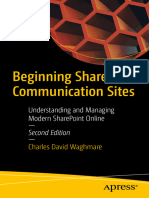 Beginning SharePoint Communication Sites