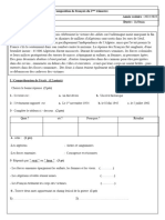 Composition de Français Du 2éme Trimestre