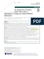 Strategies For The Expansion of Humaninduced Pluripotent Stem Cells Asaggregates in Single-Use Vertical-Wheel™bioreactors