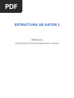 Capitulo I - Estructura de Datos I