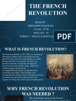 The French Revolution by Priyanshu Ranoliya of Class 9th B