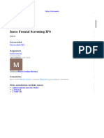 Ineco Frontal Screening IFS: Preguntar A La IA