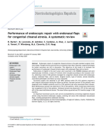 Performance of Endoscopic Repair With Endonasal Flaps For Congenital Choanal Atresia. A Systematic Review