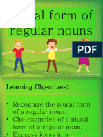 Plural Form of A Regular Noun