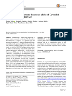 Gene Editing The Phytoene Desaturase Alleles of Cavendish Banana Using CRISPR/Cas9