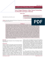 Fundamental Mechanism of Organ Diseases A New Theory Connecting The Stress Reaction and Type of Disease 1047