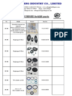 MITSUBISHI CAT Forklift Spare Parts Manufacturer From ZEFENG 8618721729659