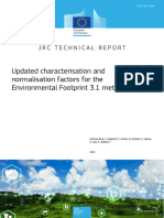 Updated Characterisation and Normalisation Factors For The Environmental Footprint 3.1 Method