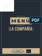 Menú Compañía Eventos