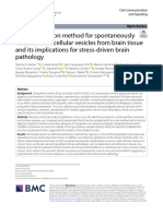 A Novel Isolation Method For Spontaneously Released Extracellular Vesicles