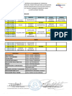 Horario Sección 2022-2023 2do B